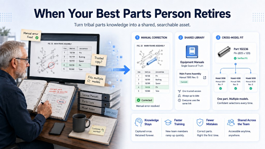 When Your Best Parts Person Retires