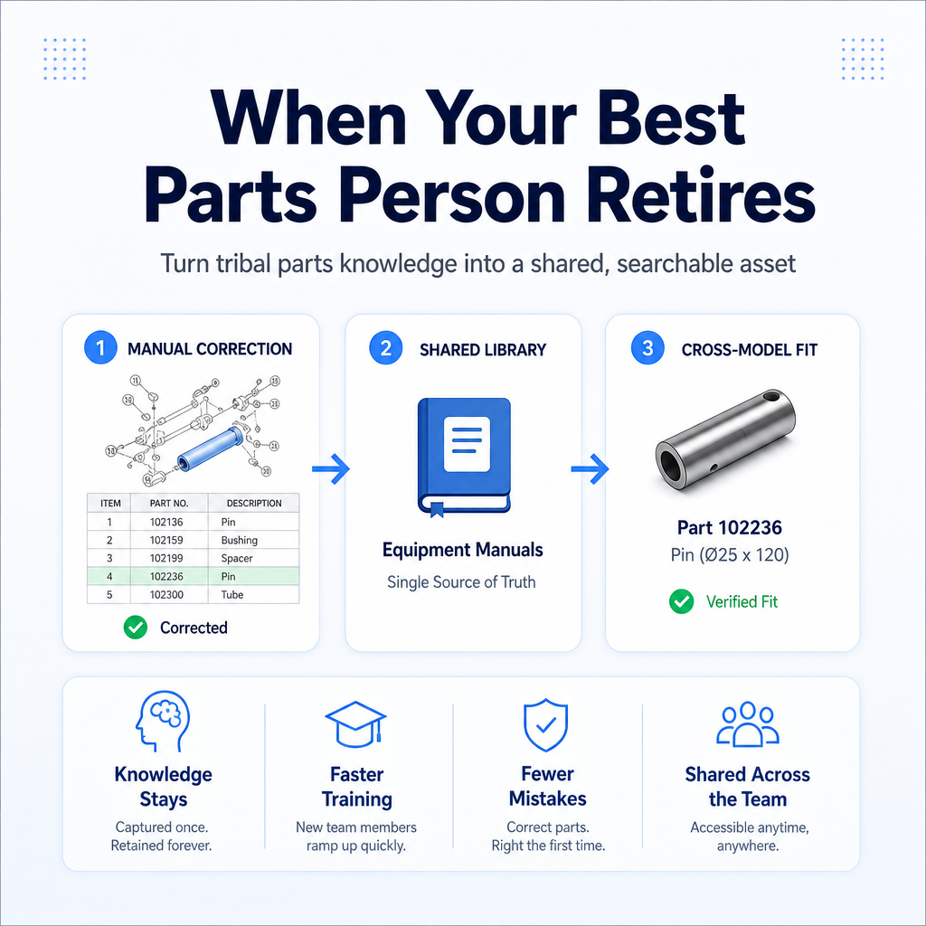 When Your Best Parts Person Retires